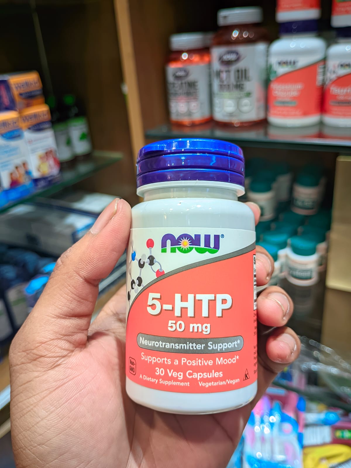 Now 5-HTP 50 mg, 60 Vcaps