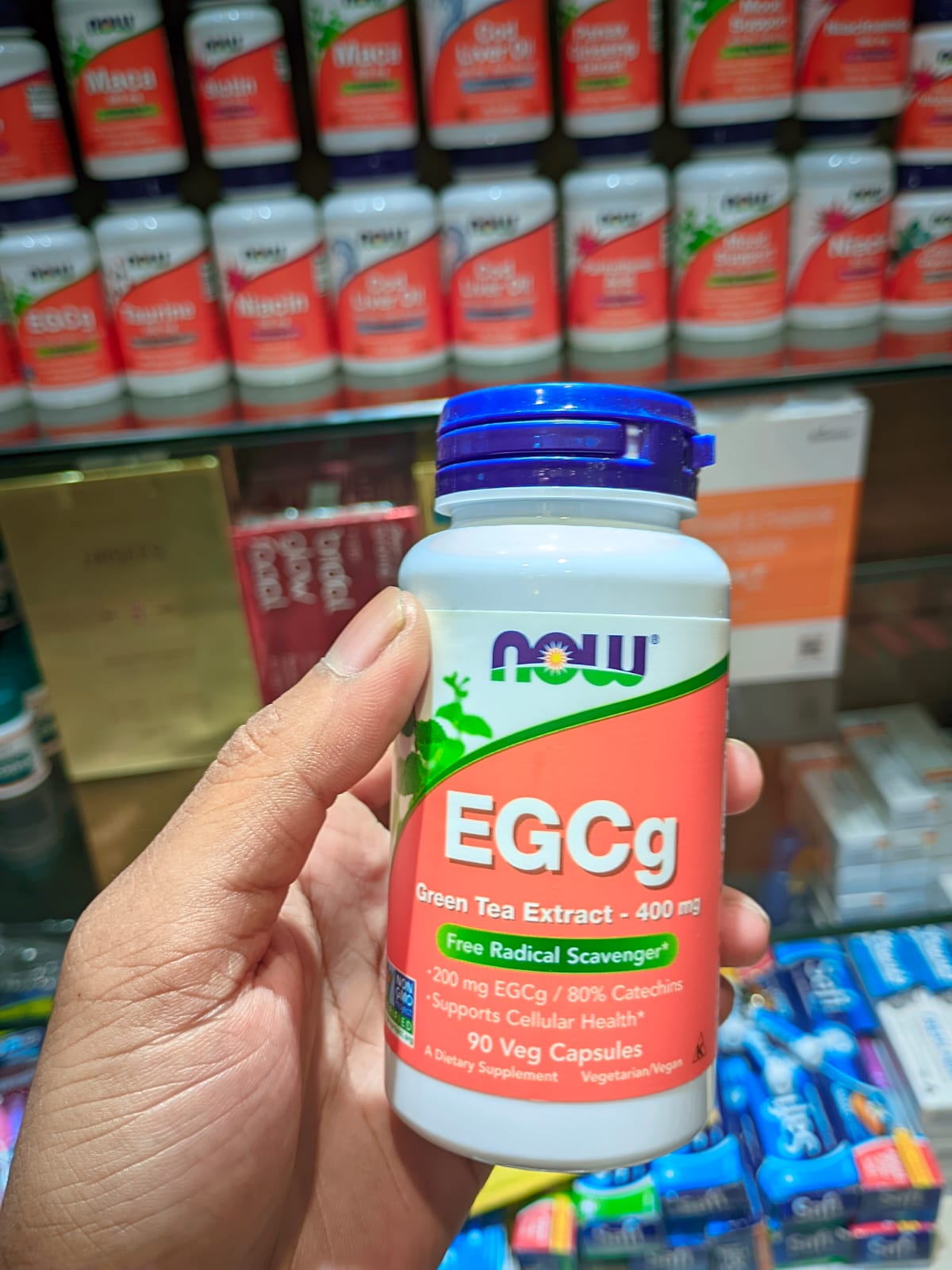 NOW Foods EGCg Green Tea Extract 400 mg – 90 Veg Capsules