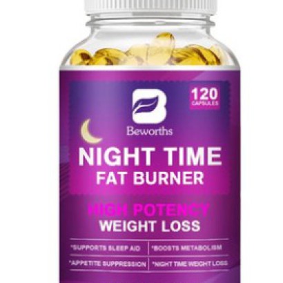 BEWORTHS Night Time Slimming Fat Burning Capsules Support Weight Loss Appetite Suppression Powerful Boost Metabolism for Men and Women