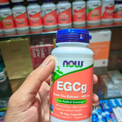 NOW Foods EGCg Green Tea Extract 400 mg – 90 Veg Capsules