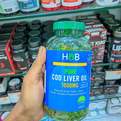 Pure Cod Liver Oil 240 Capsules