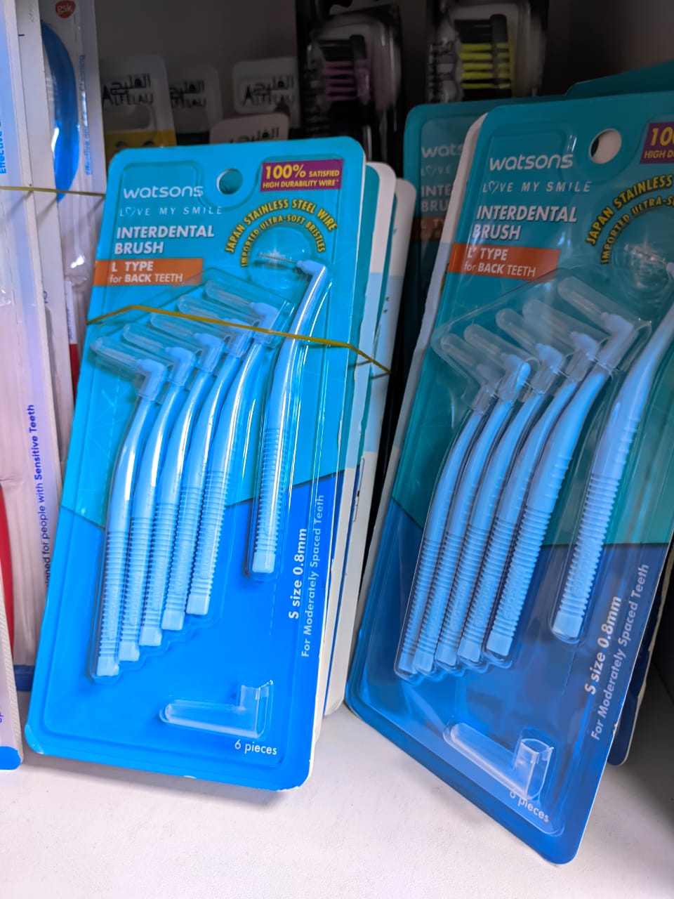 Watsons L Type Interdental Brush 6pcs.