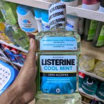 Listerine Zero Alcohol-Free Cool Mint Mouthwash for 24-Hour Fresh Breath, 750 ml Bottle